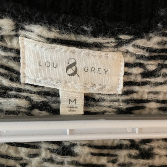 White and black festive winter Cardigan (Lou & grey) - Picture 3 of 5